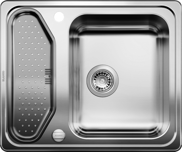 Classic 45 Stainless Steel Satin Polish With Drain