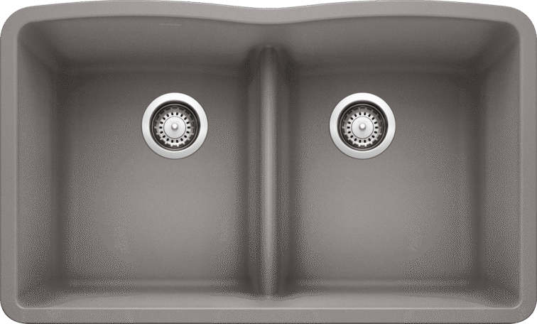 DIAMOND U 2 DIVISEUR BAS - SILGRANIT - Gris Métallique