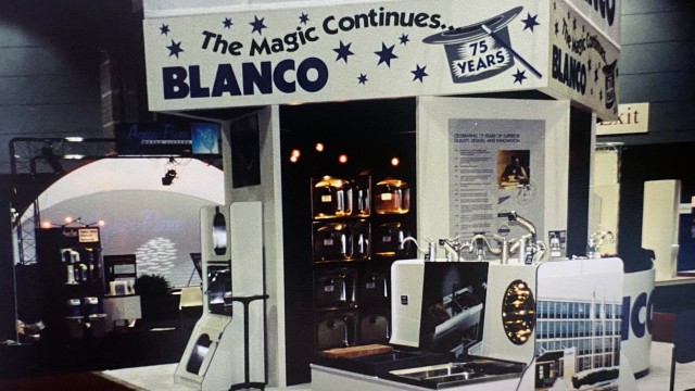 BLANCO America tradeshow booth from 2000.