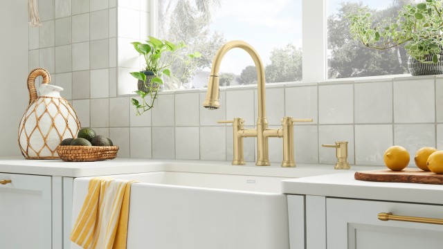 Your water hub upgrade will need a stylish kitchen faucet that packs in a strong performance.