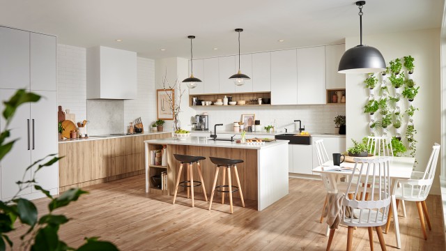 Scandinavian kitchens are designed to meet the needs of daily use while providing a warm space