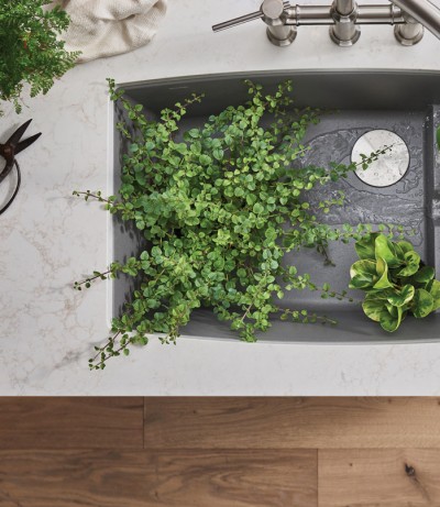 Sink accessories for gardening with BLANCO