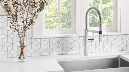 Express your personal style with a new backsplash. Get creative with colours and textures