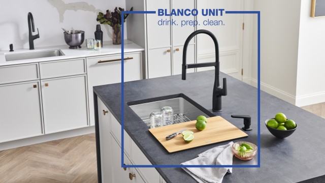 BLANCO UNIT Kitchen Sink Faucet and Organizer