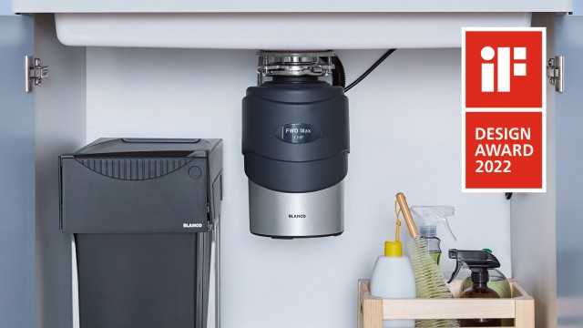 BLANCO FWD Max, IF design award, 2022, cuisine, broyeur déchets, broyeur alimentaire, gestion déchet