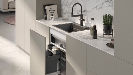 UNIT with waste cabinet and SELECT Soda