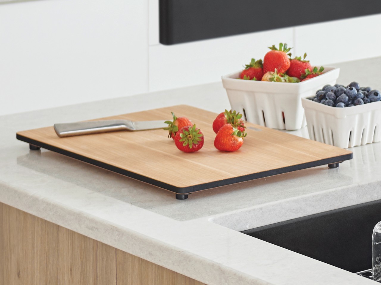 Wood Cutting Boards for Kitchen Sinks BLANCO