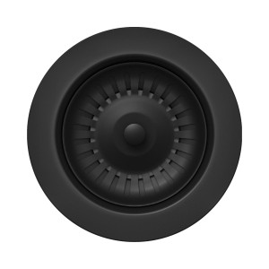 Metal Waste Flange - Coal Black