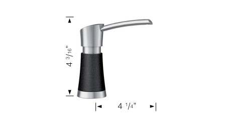 ARTONA Soap Dispenser - Stainless Steel / Anthracite 442049