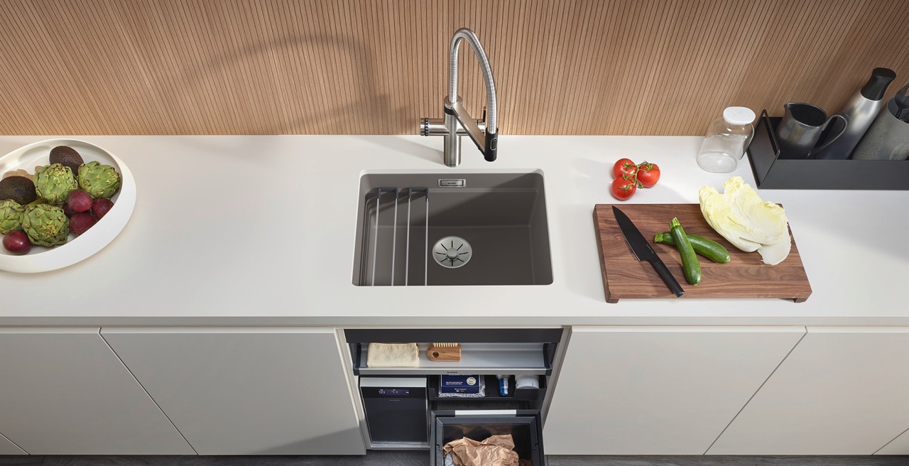 BLANCO UNIT combines with the CHOICE ICONA tap and water conditioning unit