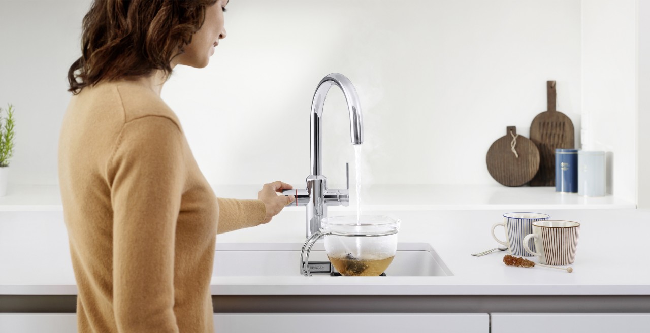 Get hot water directly from the tap with BLANCO TAMPERA Hot
