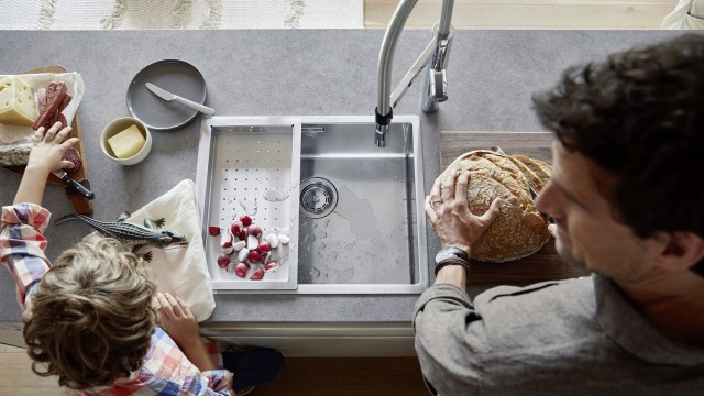 The right accessories transform your sink into a preparation station.
