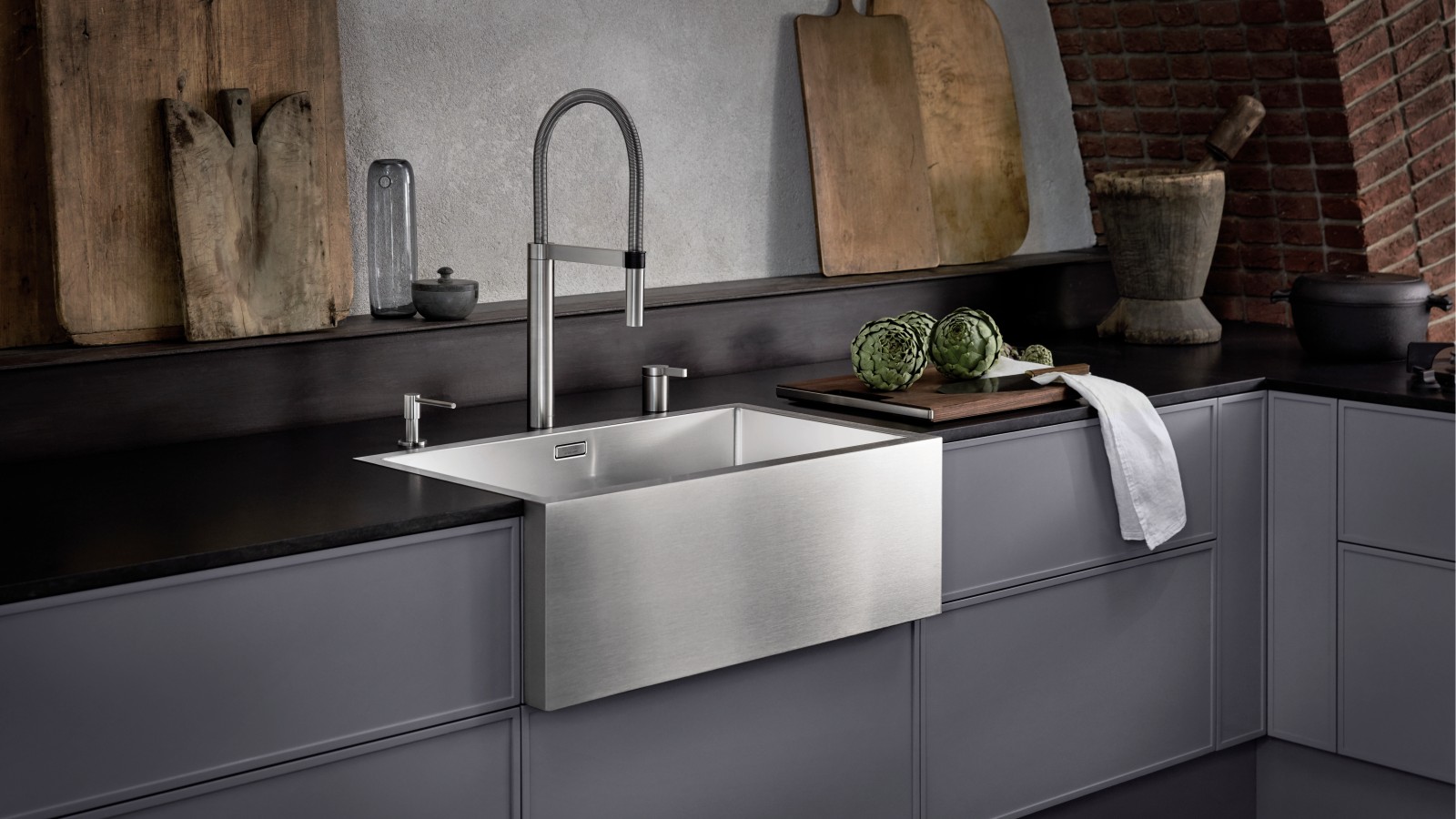 Belfast Kitchen Sinks Traditional Farmhouse Design Blanco