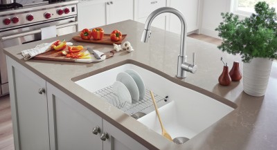 DIAMOND Silgranit Low Divide Kitchen Sinks