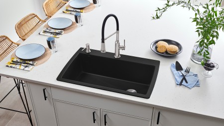 Performa Cascade Kitchen Sink - SILGRANIT Concrete Gray