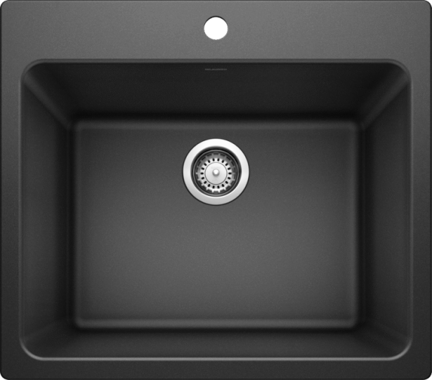 Liven Laundry Sink in SILGRANIT Anthracite