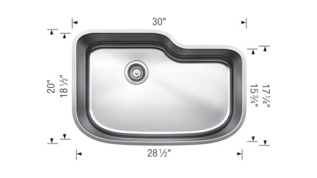 441588 - ONE XL - BLANCO Discontinued Sink