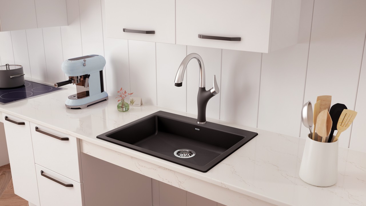 Wheelchair Accessible ADA CSA Kitchen Sinks BLANCO   402073 Precis Single25adacsa An 442023 Artona Ssan Bs 2 Image 1280w 720h 