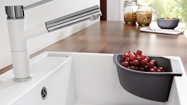 The Corner-Caddy makes a brilliant space-saving sink accessory