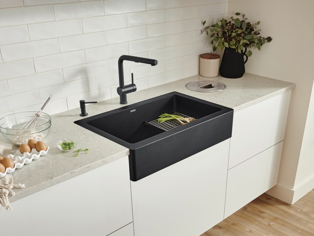Kitchen Sinks For Modern Homes Blanco, What Are Old Farmhouse Sinks Made Of Wood Called In China