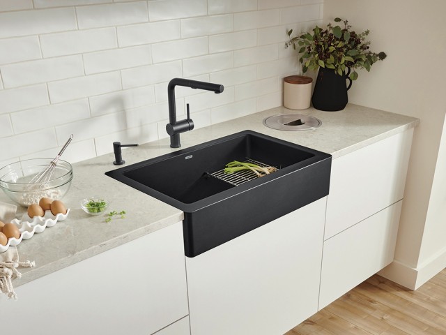 blanco single bowl composite granite undermount kitchen sink