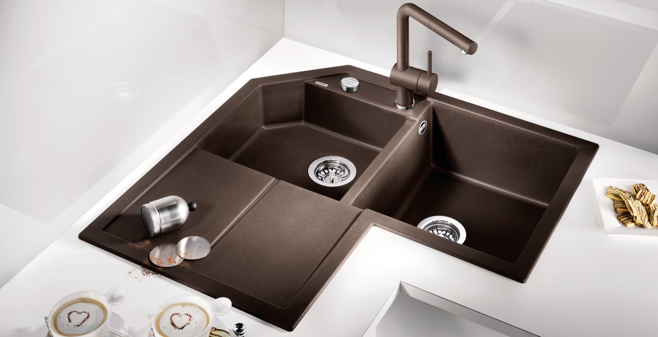 blanco metra corner kitchen sink