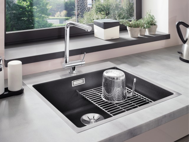 513409 for 60 cm cabinets 513408 SILGRANIT® BLANCOSUBLINE 500-U undermount sink II
