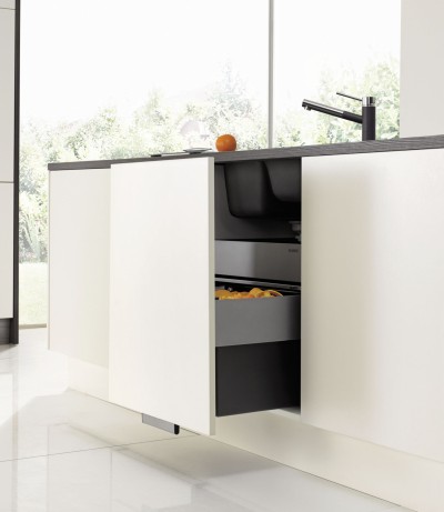 BLANCO offers waste separation solutions for pull-out fronts and drawers