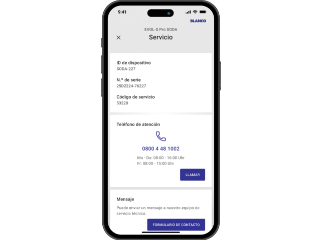 BLANCO UNIT-App Remote Support